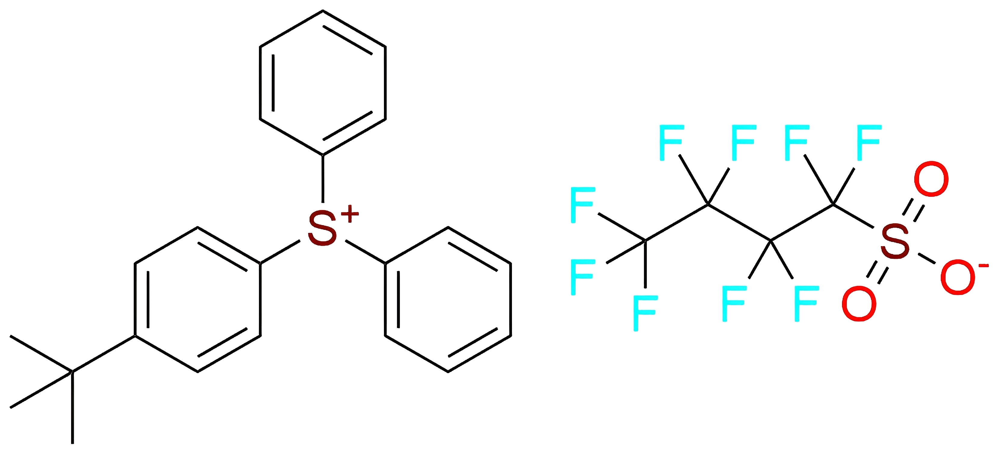 电子级 (4-叔丁基苯基)二苯基锍全氟丁磺酸盐