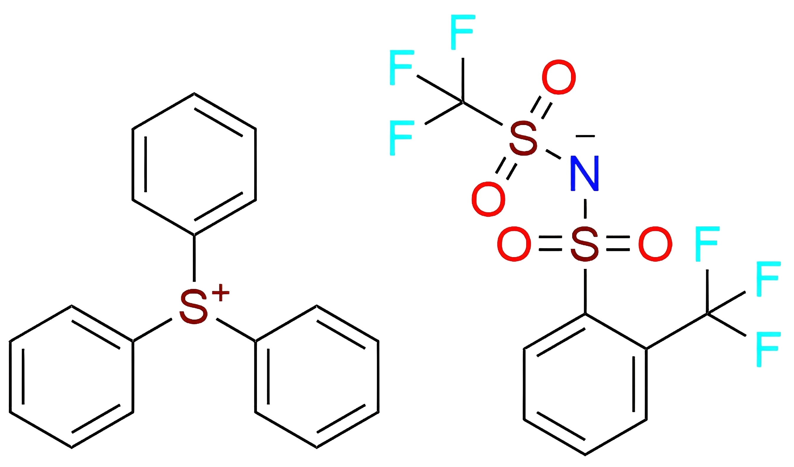 电子级 三苯基硫鎓-[2-三氟甲基苯磺酰][三氟甲磺酰]亚胺